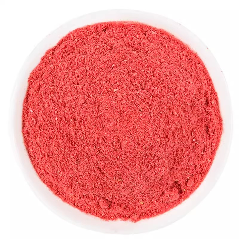 Polvo de fruta de fresa, polvo de fresa liofilizado con azúcar para bebidas
