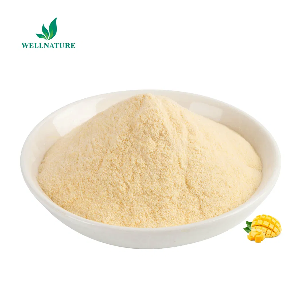 Polvo de mango rico en vitamina A para bocadillos saludables y suplementos dietéticos con antioxidantes