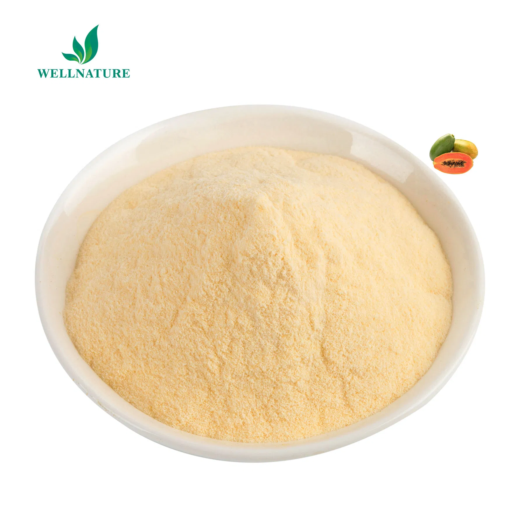 Sabor dulce natural y color naranja vibrante para panadería, yogur y bebidas tropicales en polvo de papaya