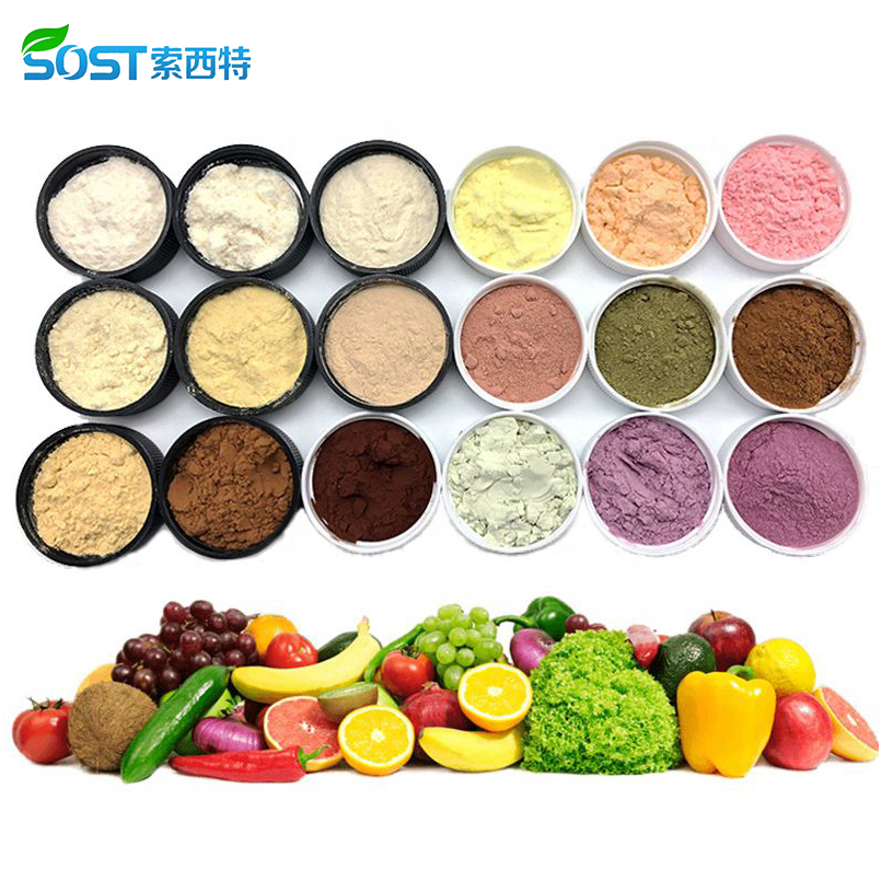 SOST Mayorista Orgánico Natural Instantáneo en Polvo Sabor a Fruta