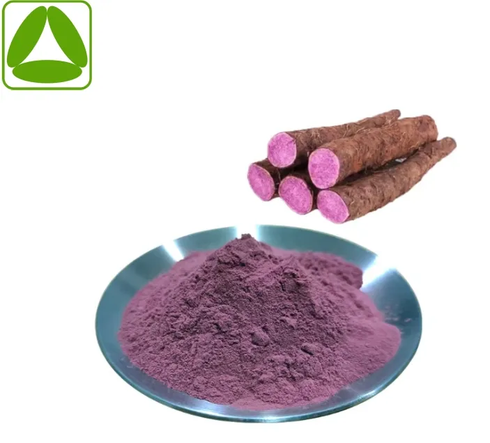 100% Polvo de raíz de ñame silvestre puro y natural, polvo de ñame morado, polvo de ube