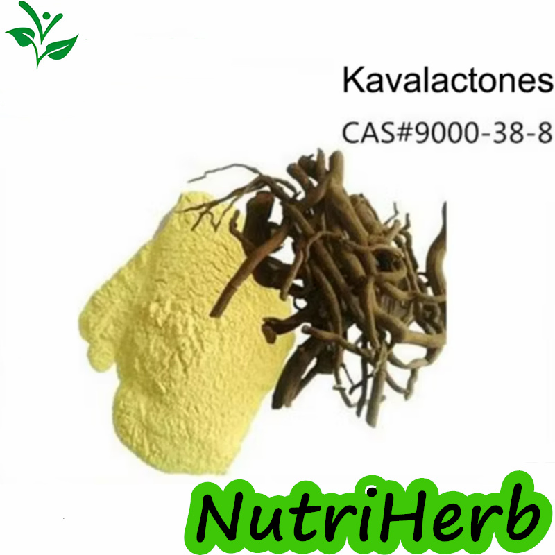 Extracto en polvo botánico OEM a granel estandarizado en kavalactonas extracto natural de raíz de kava