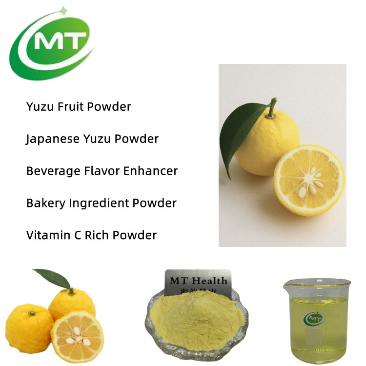 Extracto natural de fruta, potenciador de sabor de bebida, Citrus Junos, polvo de yuzu japonés, polvo de fruta de yuzu