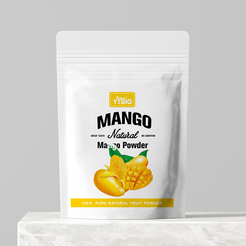 Polvo de mango tropical rico en aroma, bebida diaria para reponer vitaminas y yogur, etiqueta privada OEM de polvo de mango