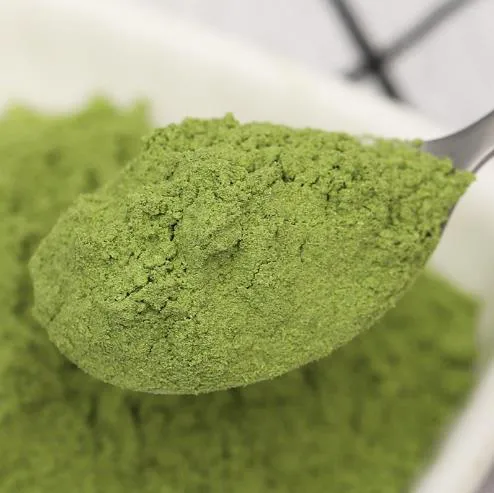 Nueva llegada de polvo de verduras verdes saludables y deliciosas con sabor africano