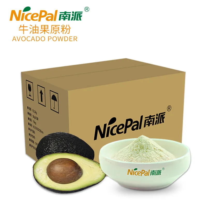 Polvo de aguacate ingrediente superalimenticio nutritivo