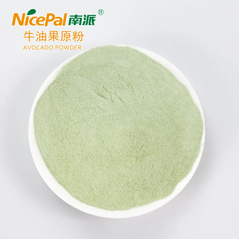 Polvo de aguacate ingrediente superalimenticio nutritivo