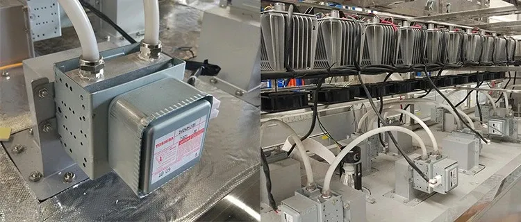 Magnetrón refrigerado por agua