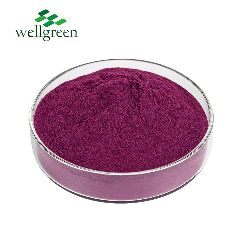 Polvo de batata morada orgánica, ingrediente para alimentos y bebidas
