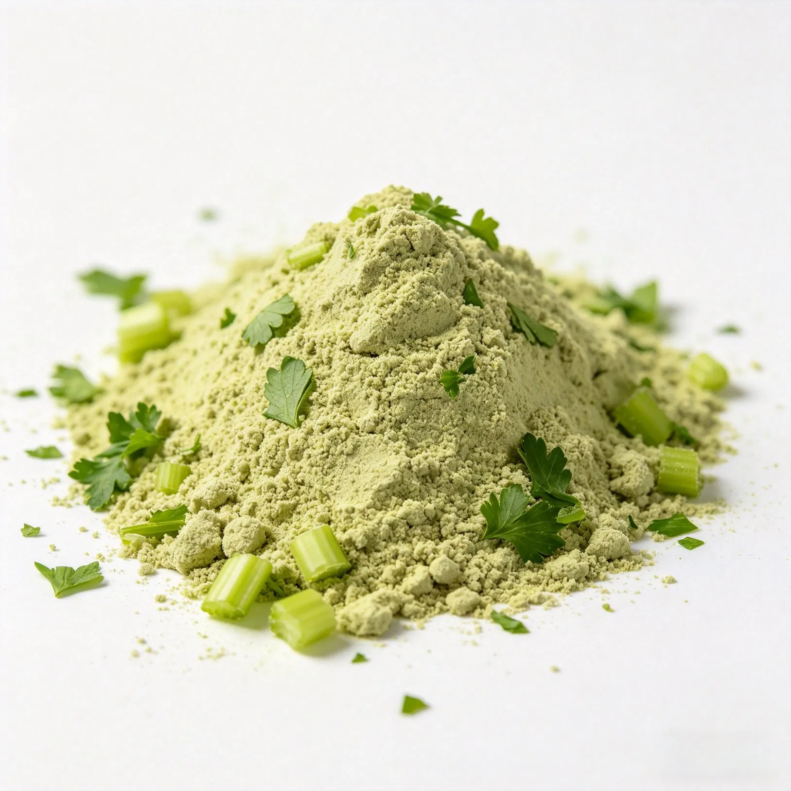 Extracto de hojas secas de verduras frescas, polvo de apio verde de China