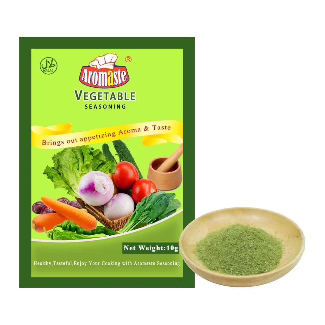Nueva llegada de polvo de verduras verdes saludables y deliciosas con sabor africano