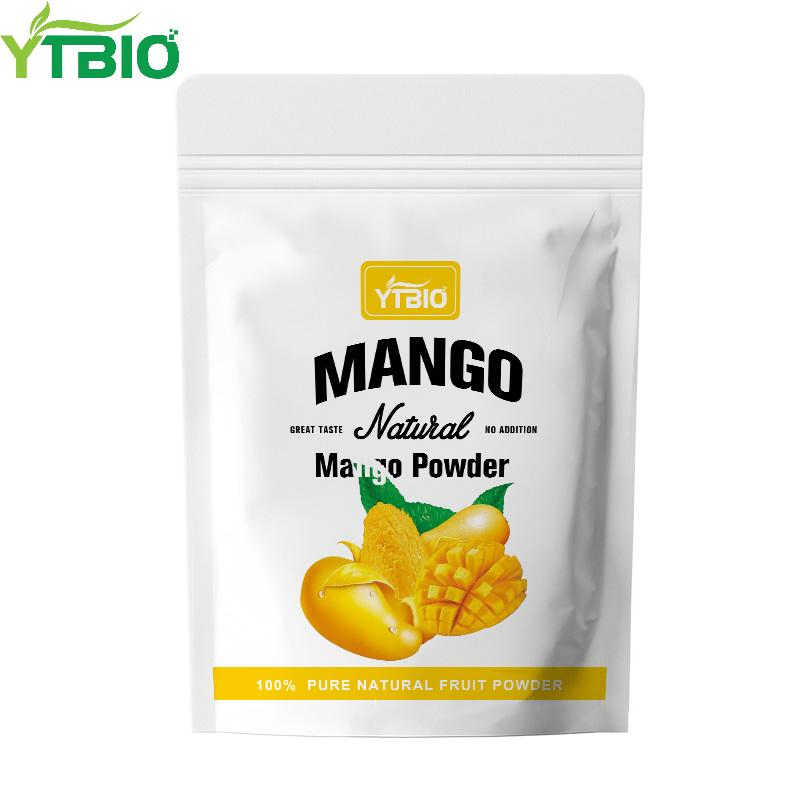 Polvo de mango tropical rico en aroma, bebida diaria para reponer vitaminas y yogur, etiqueta privada OEM de polvo de mango