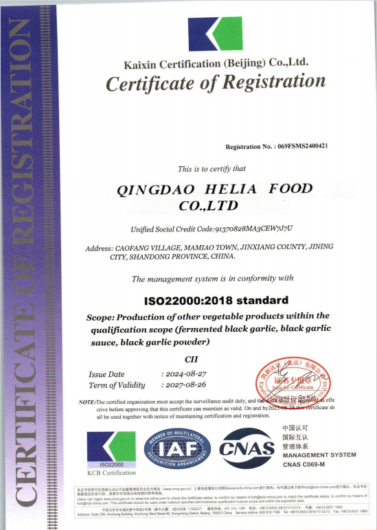 Acreditación ISO22000