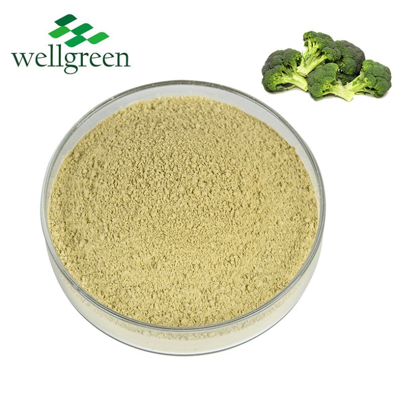 Polvo de brócoli, polvo vegetal natural, polvo de grado alimenticio, polvo verde para bebidas y suplementos