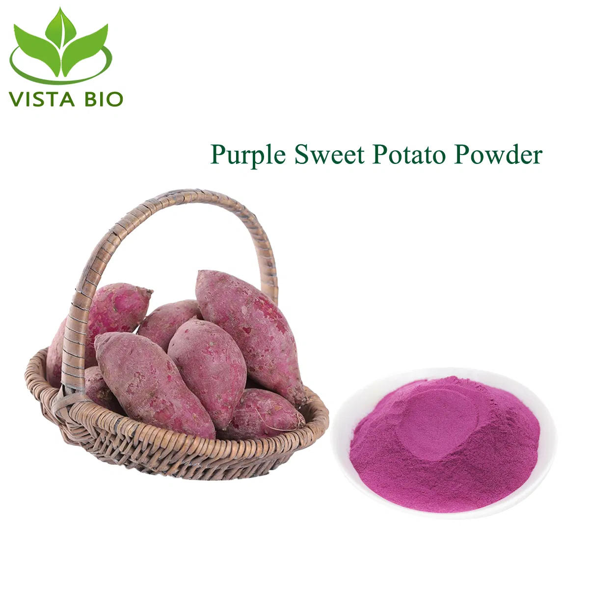 Polvo de batata morada natural soluble en agua de alta calidad