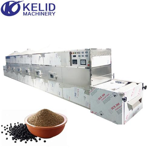 Secador de microondas industrial para polvo de chile en venta caliente