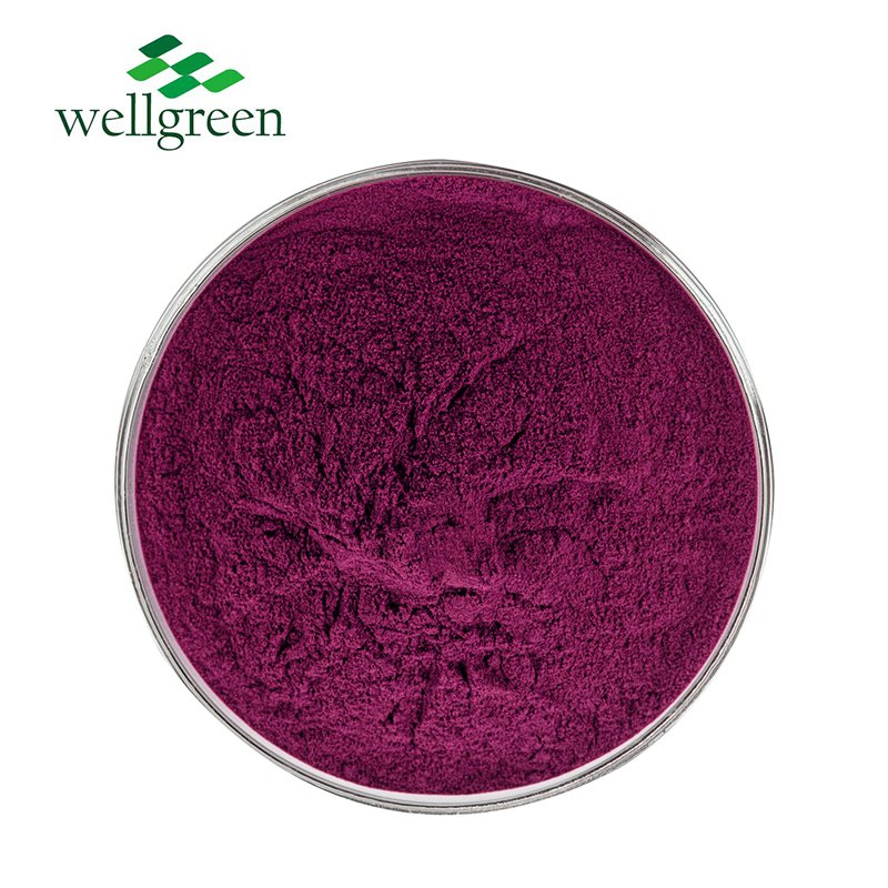 Polvo de batata morada orgánica, ingrediente para alimentos y bebidas