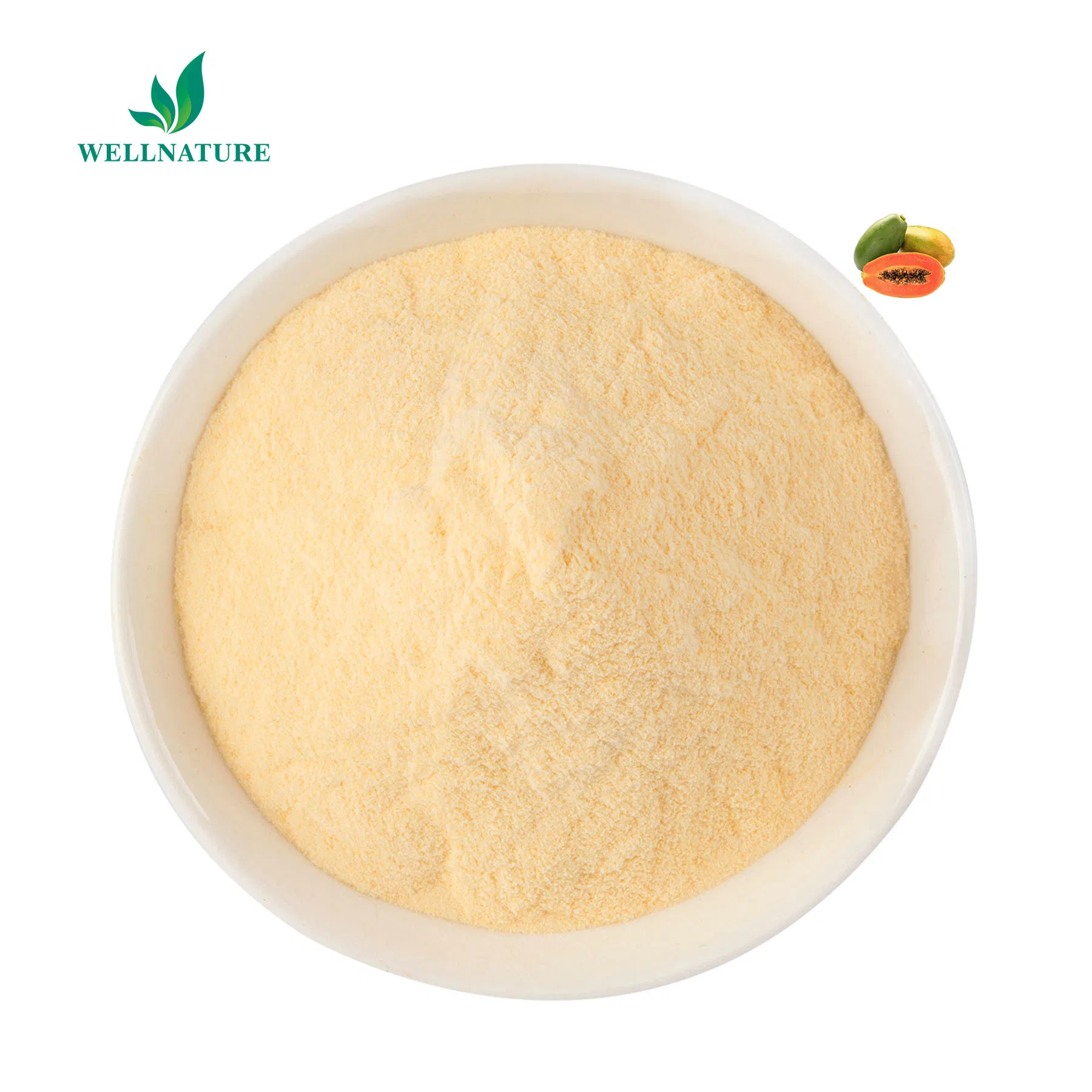Sabor dulce natural y color naranja vibrante para panadería, yogur y bebidas tropicales en polvo de papaya