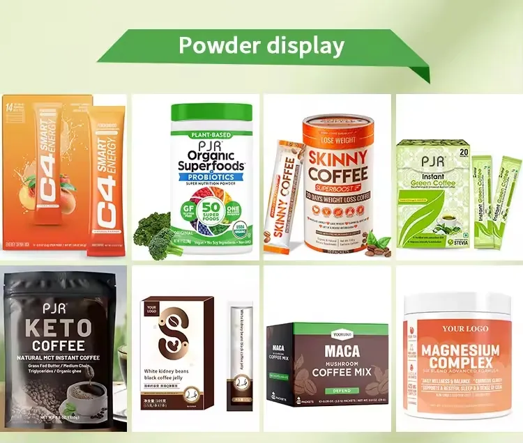 OEM Super Greens 50 Polvo Orgánico de Frutas y Verduras con Hongos y Probióticos en Polvo de Verduras