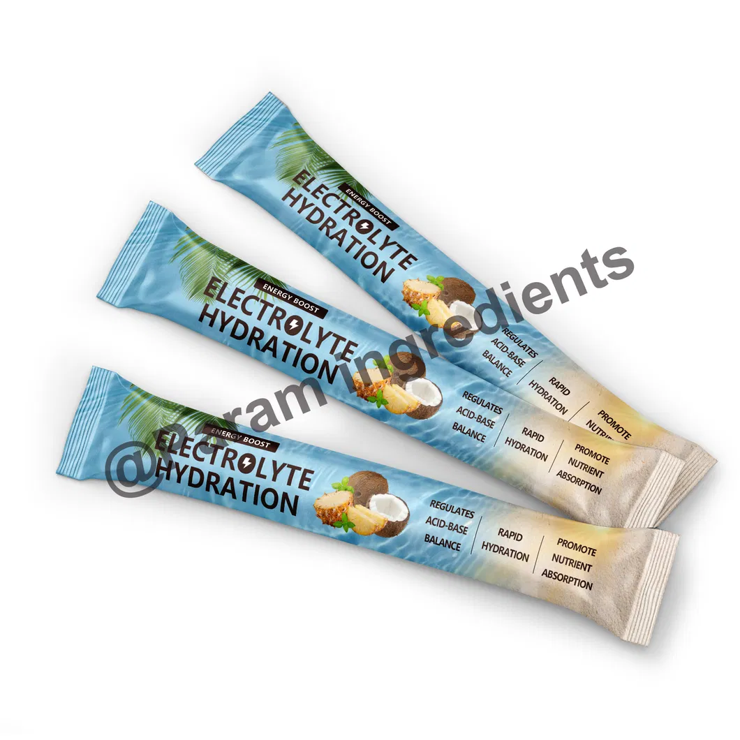 Paquete de Stick de Hidratación de Electrolitos de Fruta Dragón Etiqueta Privada Polvo de Bebida Tropical Vibrante