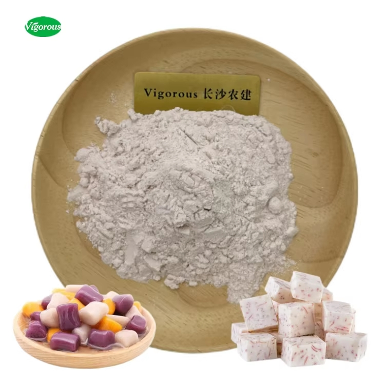 Suministro de fábrica muestra gratuita de alta calidad alimento saludable polvo de raíz de taro puro natural Colocasia esculenta