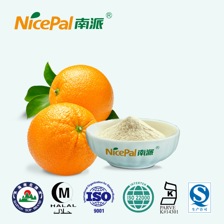 Polvo de jugo de naranja de fruta tropical de China