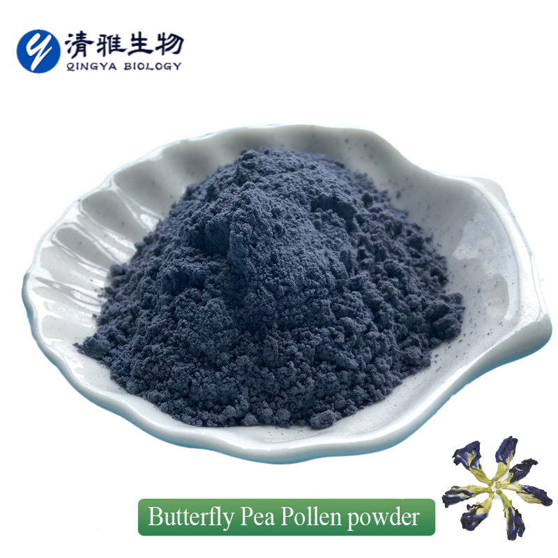 Polvo de Matcha Azul de Alta Pureza Superalimento Orgánico Polvo de Flor de Guisante Mariposa Azul