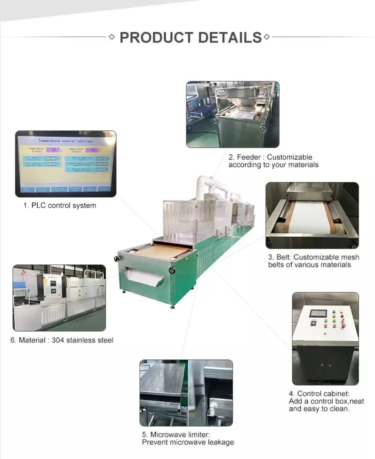 Detalle de estructura de máquina secadora de wasabi
