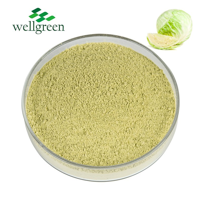 Polvo de repollo verde orgánico natural en polvo de grado alimenticio