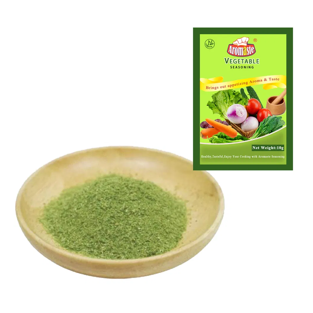 Nueva llegada de polvo de verduras verdes saludables y deliciosas con sabor africano