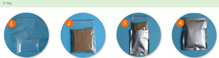 Embalaje de extracto de vegetales deshidratados
