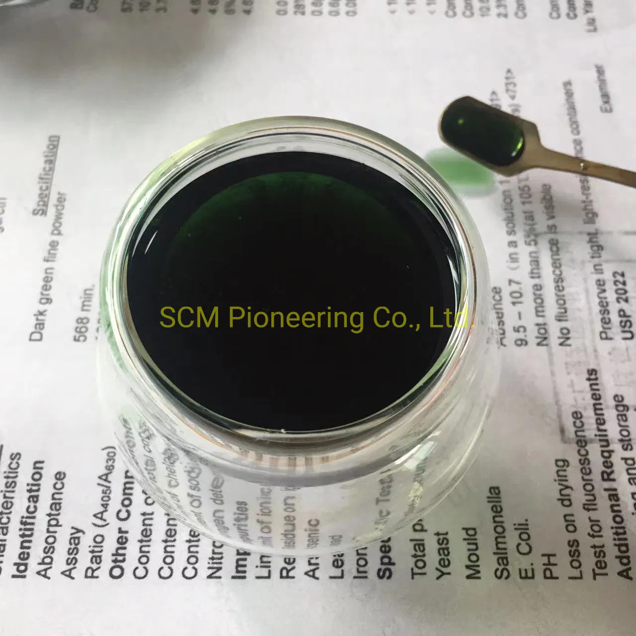 Extracto de hoja de morera de grado médico soluble en agua, polvo de clorofilina de sodio y cobre