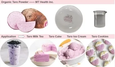 Taro leche preparación