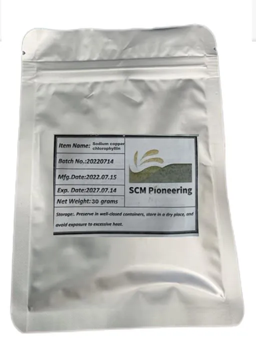 Extracto de hoja de morera de grado médico soluble en agua, polvo de clorofilina de sodio y cobre
