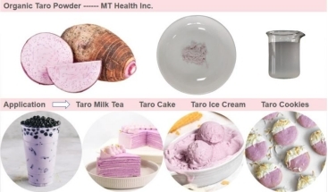 Polvo de té de burbujas de taro orgánico puro natural al por mayor, polvo de taro para té con leche