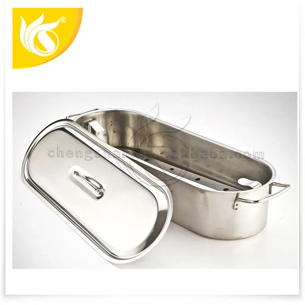 Bake Pan with Rack Stainless Steel Roasting Pans 37*26*5cm
