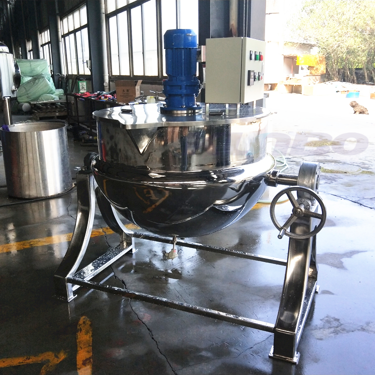 KUNBO Stainless Steel Steam Electric Gas Jacketed Cooking Kettle