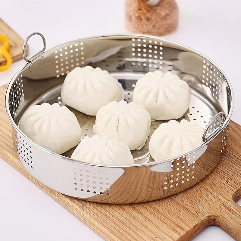 BSCI Certified 2-Tier 26cm Stainless Steel Steamer Pot Japanese Style Multi-Functional Soup Pot Stainless Steel Cookware Set
