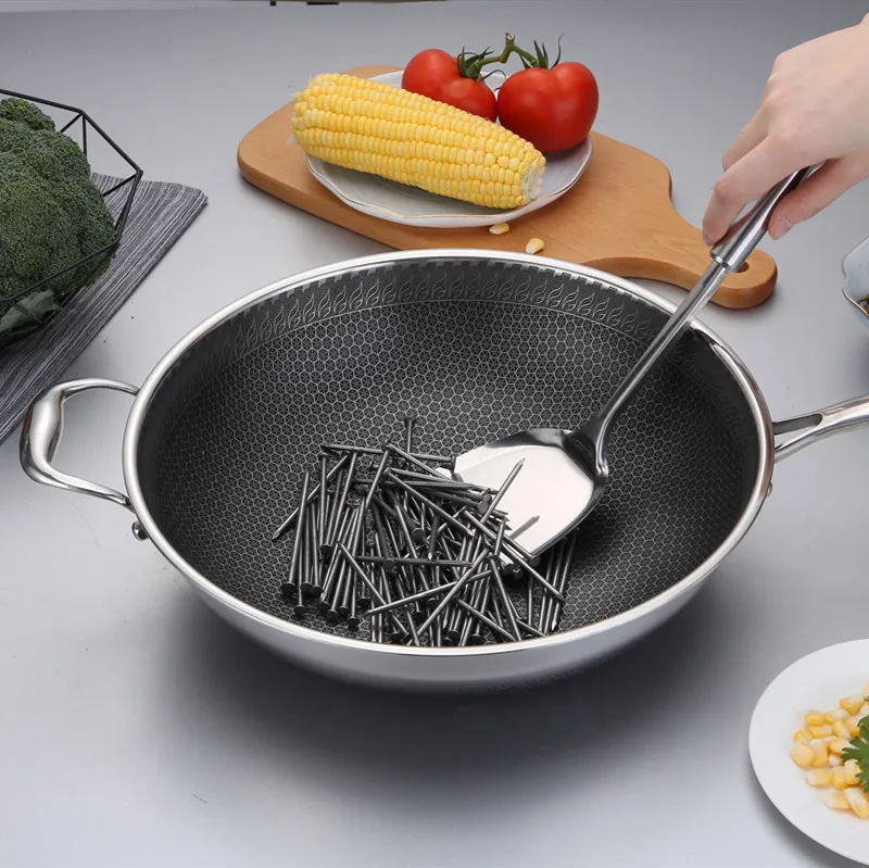 Stainless Steel Wok View 3