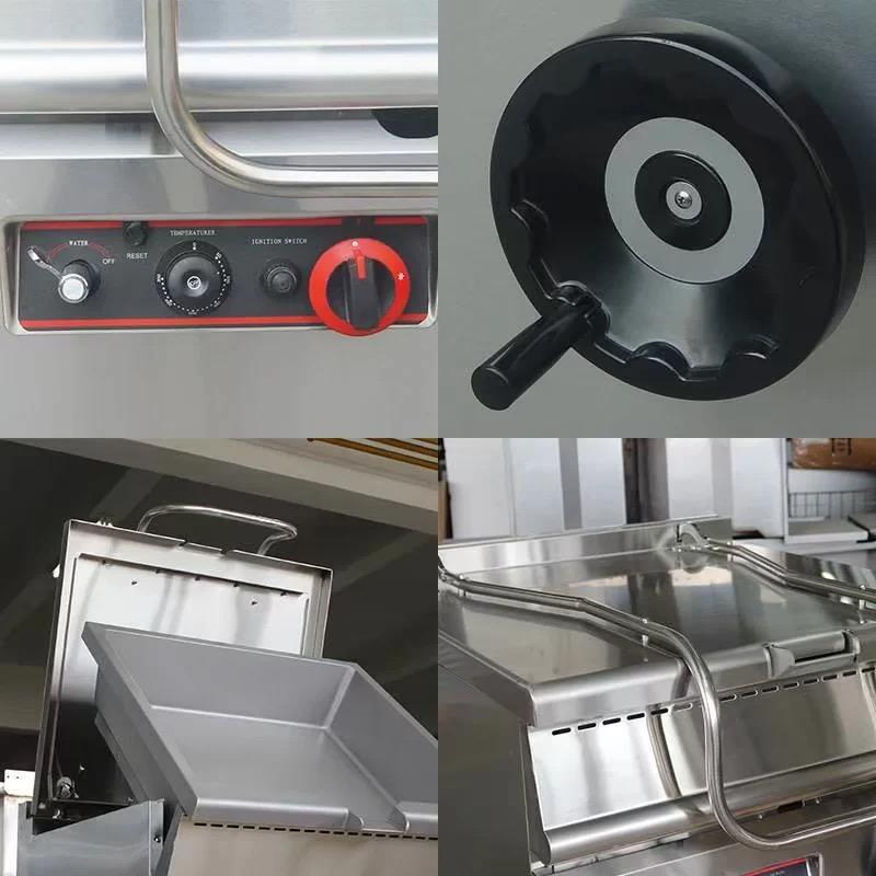 Industrial Gas Tilting Braising Pan Gas Stainless Steel Construction Tilting Saute Pan