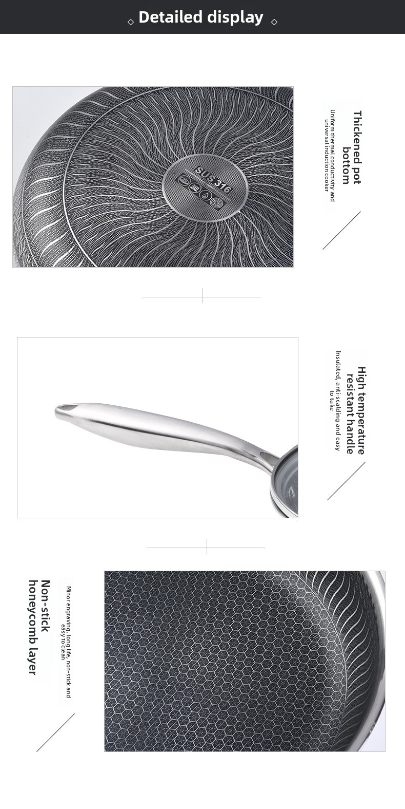 Honeycomb Wok Details 11