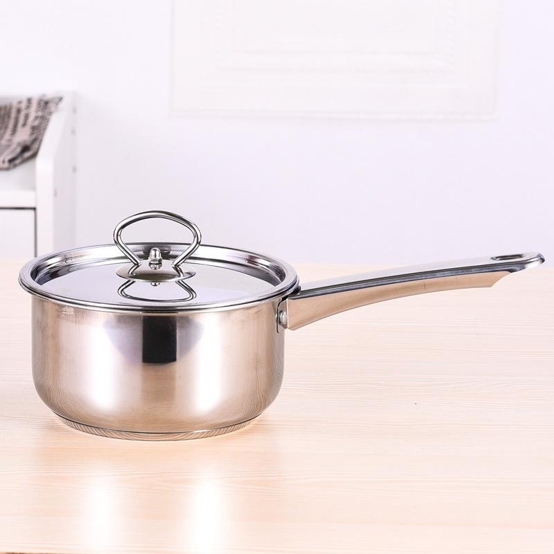 High Quality Stainless Steel Saucepan Set Mini Modern Style Non-Stick Cookware Set with Lid