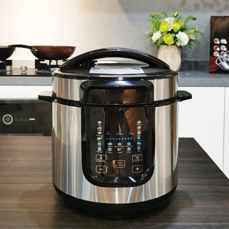 Intelligent Commercial Electric Pressure Cooker LED Display Stainless Steel Aluminum