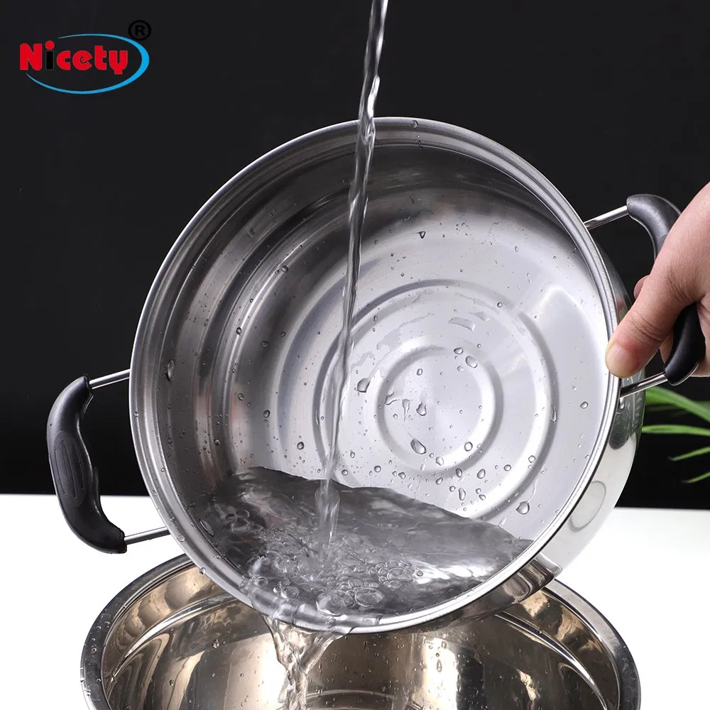 Wholesale Kitchenware Stainless Steel Cooking Pot Casserole Cookware Sets