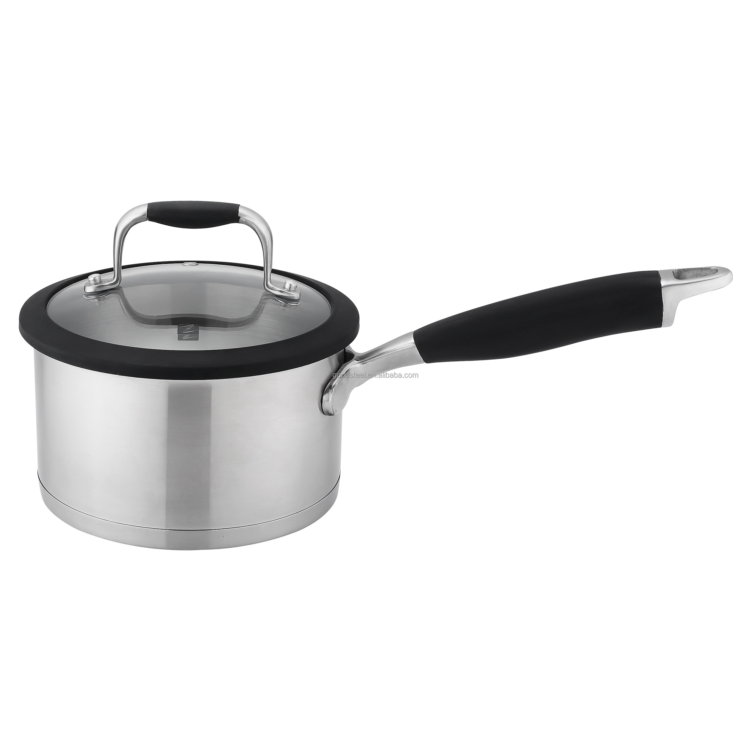 Luxury Kitchen 18/10 Food-Grade Stainless Steel Cookware Set Premium 304 Stainless Steel Pots and Pans with Induction Bottom