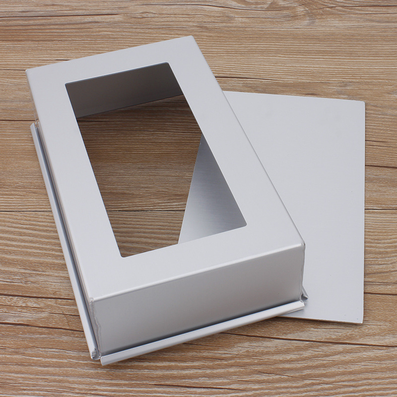 Rectangle Bread Mold Loaf Pan with Cover Nonstick &amp; Quick Release Coating Non-Adhesive Aluminum Mini Loaf Pan with Lid