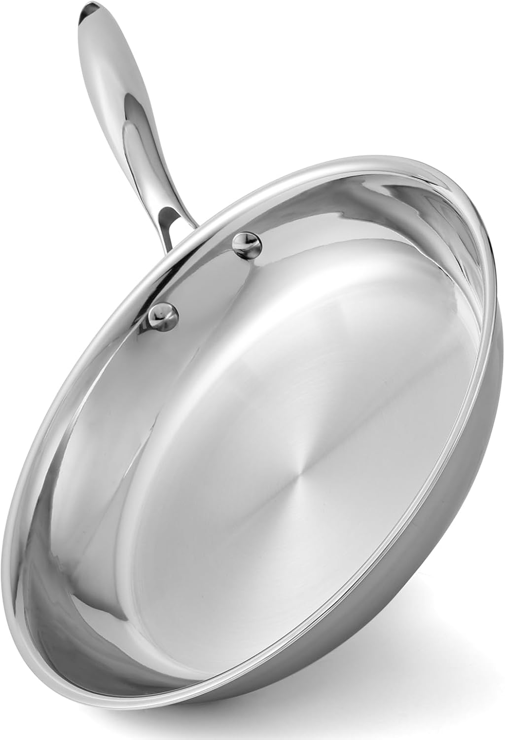 26cm Stainless Steel Frying Pan, Commercial Grade Kitchenware