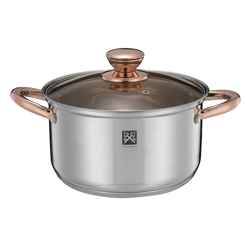 High Quality Household Kitchen Classic Casserole Pot Factory OEM Stainless Steel Cookware Set
