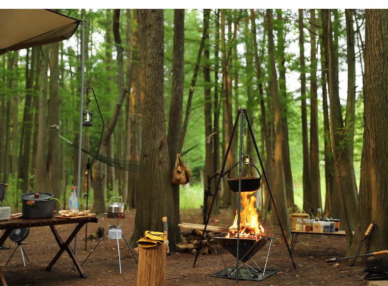 Outdoor Dutch Oven Camping & Home Cooking Suki Non-Coated Non-Stick Thickened Wok Eco-Friendly Heat Preservation Cookware