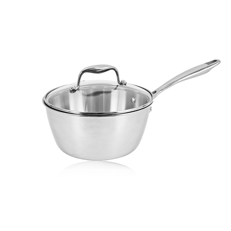 Wholesale 8PCS Kitchen Cooking Ware Nonstick Cookware Pots And Pans Set Stainless Steel Sauce Pan Frying Pan